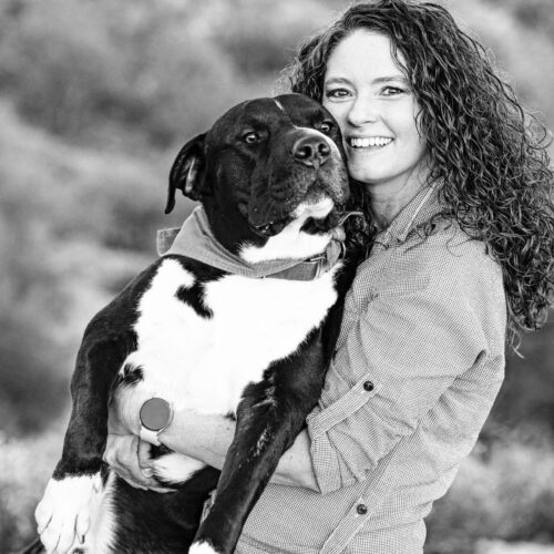 Rachel Lohrman and her dog Henry